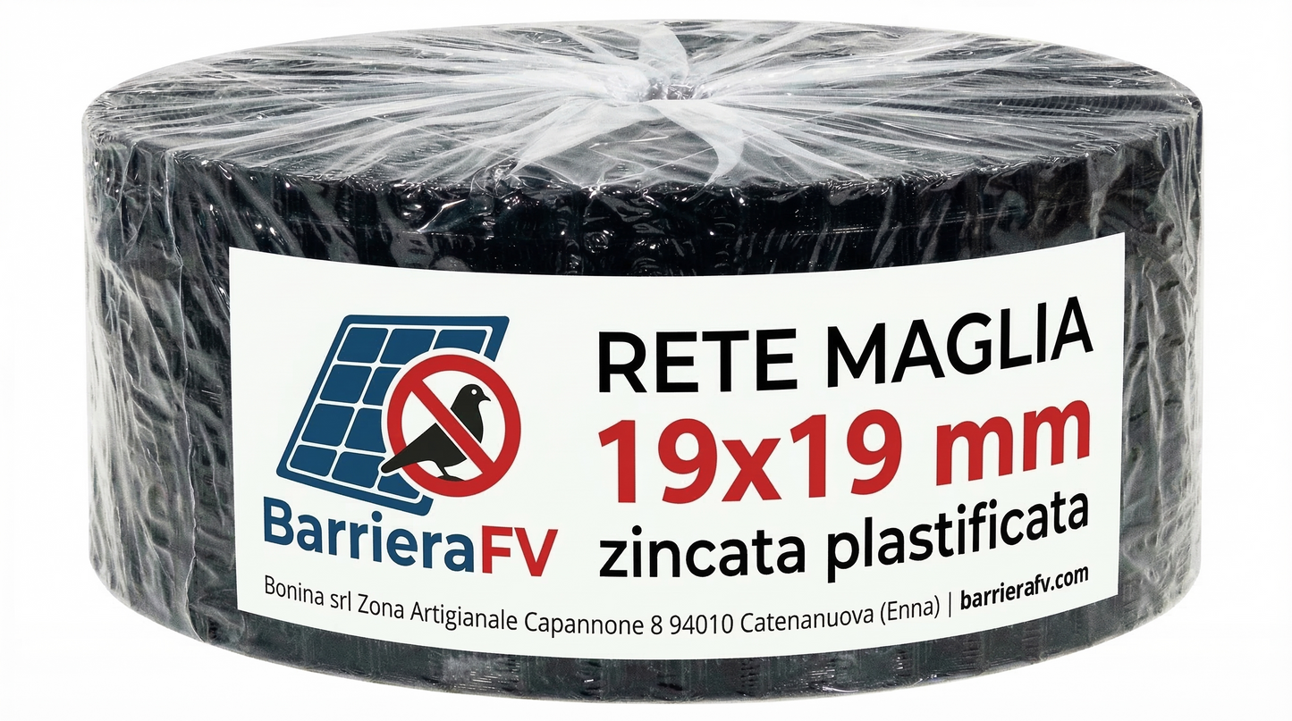 Rete per fotovoltaico contro volatili KIT